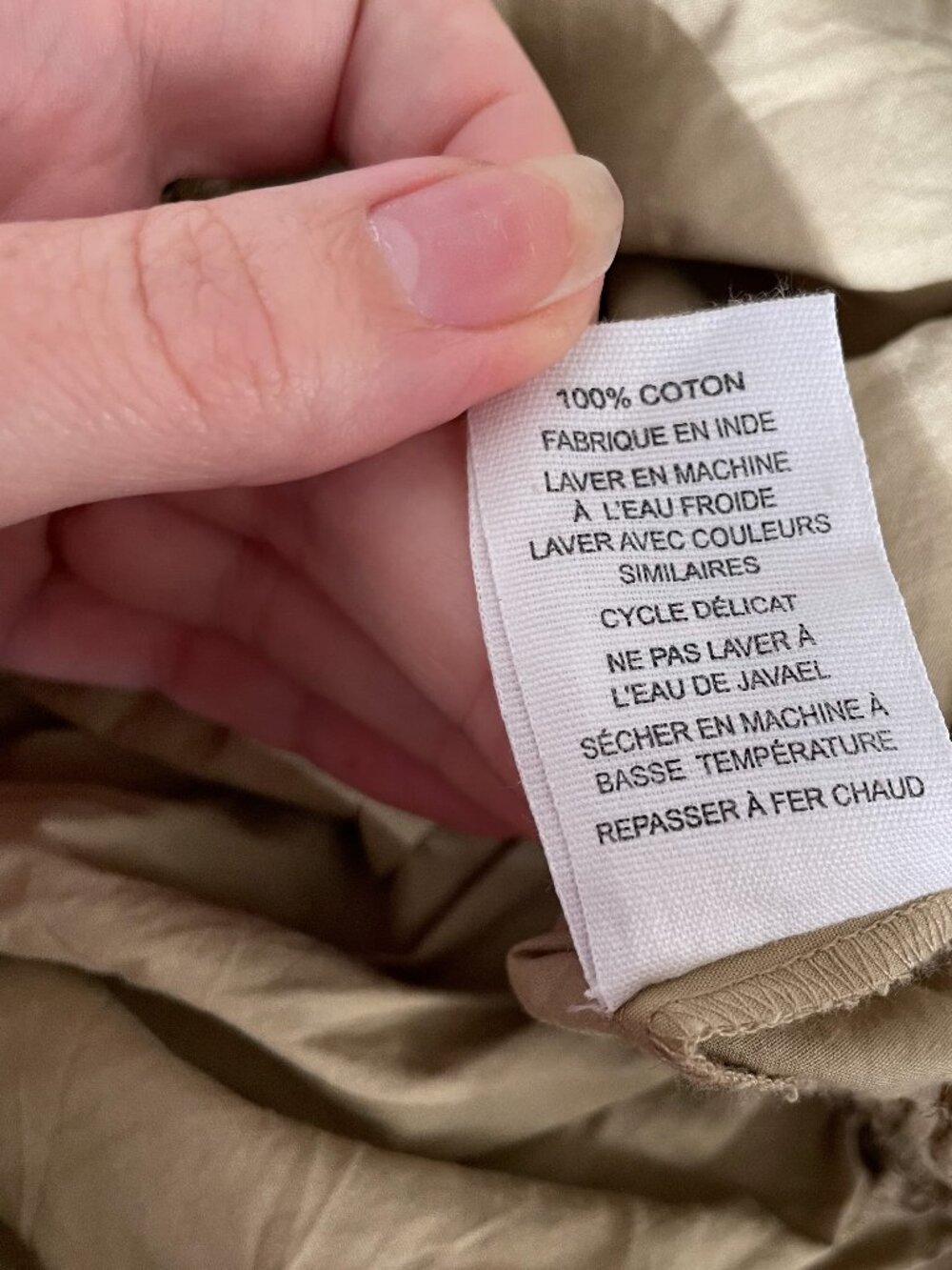 ULLA JOHNSON Amalie Jumpsuit Beige Khaki Cotton Poplin Tan, Size 8 - Picture 10 of 13